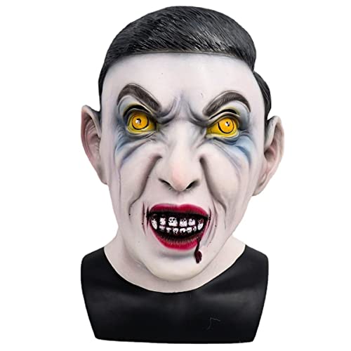 CGZWFERA-Halloween Vampir Cosplay Maske Horror Kopfbedeckung Tricky Requisiten Bar Dance Party Requisiten Cosplay Maske Horror Kopfbedeckung für Halloween Karneval Kostüm Party Requisiten CGZWFERA-Halloween Vampir Cosplay Maske Horror Kopfbedeckung Tricky Requisiten Bar Dance Party Requisiten Cosplay Maske Horror Kopfbedeckung für Halloween Karneval Kostüm Party Requisiten von CGZWFERA