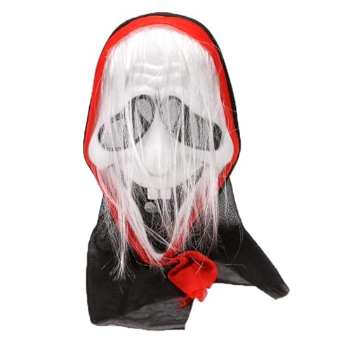 CGZWFERA-Horror Hexe Cosplay Maske Halloween Kostüm Requisiten Party Overhead Cover von CGZWFERA