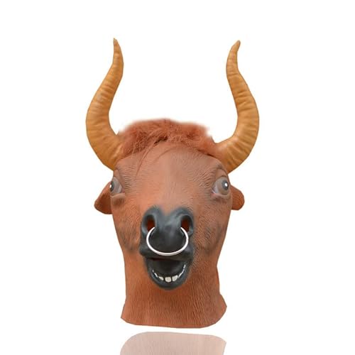 CGZWFERA-Horror Kuh Cosplay Maske Party Overhead Cover Halloween Kostüm Requisiten von CGZWFERA