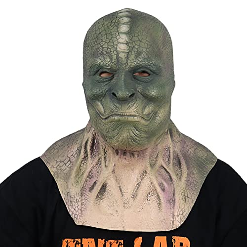 CGZWFERA-Horror Monster Dinosaur Devil Cosplay Mask Realistic Snake Demon Headgear Funny Performance Mask Horror Headwear for Halloween Carnival Costume Party Props CGZWFERA-Horror Monster Dinosaur Devil Cosplay Mask Realistic Snake Demon Headgear Funny Performance Mask Horror Headwear for Halloween Carnival Costume Party Props von CGZWFERA