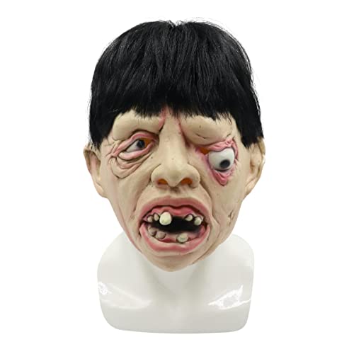 CGZWFERA-Horror One-Eyed Alien Squinting MonsterCosplay Maske Halloween Party Gruselige Requisiten Maske Horror Kopfbedeckung für Halloween Karneval Kostüm Party Requisiten CGZWFERA-Horror One-Eyed Alien Squinting MonsterCosplay Maske Halloween Party Gruselige Requisiten Maske Horror Kopfbedeckung für Halloween Karneval Kostüm Party Requisiten von CGZWFERA