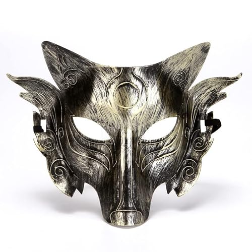 CGZWFERA-Horror Wolf Cosplay Maske Halloween Spoof Cosplay Requisiten Kunststoff Overhead Cover von CGZWFERA