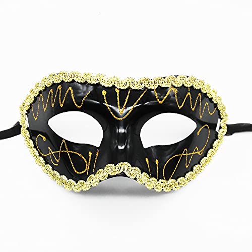 CGZWFERA-Hworks Halloween Spitze verziert Cosplay Maske Kunststoff halbe Gesicht Abdeckung Kostüm Requisiten von CGZWFERA