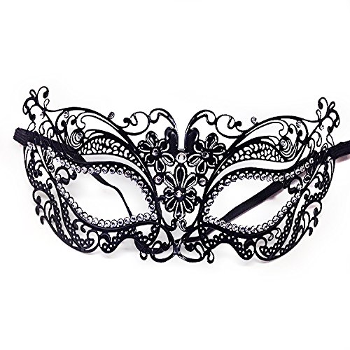 CGZWFERA-Hworks Lady Cosplay Maske Party Metall Half Face Cover Halloween Kostüm Requisiten von CGZWFERA