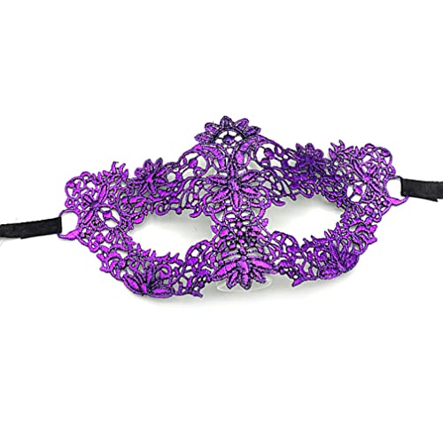 CGZWFERA-Hworks Lady Lila Vergoldung Cosplay Maske Metall Halbgesicht Abdeckung Party Halloween Kostüm Requisiten von CGZWFERA