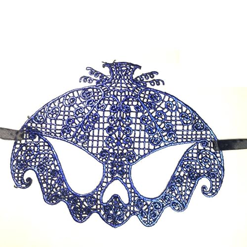 CGZWFERA-Hworks Party Cosplay Maske mit Strass Party Half Face Cover Halloween Kostüm Requisiten von CGZWFERA