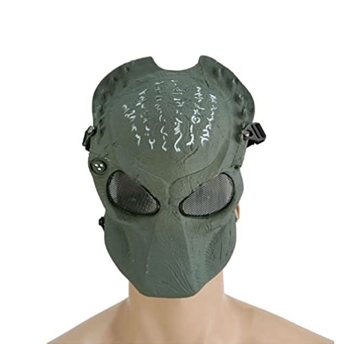 CGZWFERA-Hworks Predator Skeleton Cosplay Mask Halloween Cosplay Props Plastic Overhead Cosplay Mask von CGZWFERA