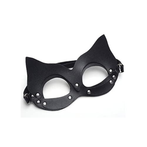 CGZWFERA-Hworks Punk Lady Cosplay Maske Party Half Face Cover Halloween Kostüm Requisiten für Erwachsene von CGZWFERA