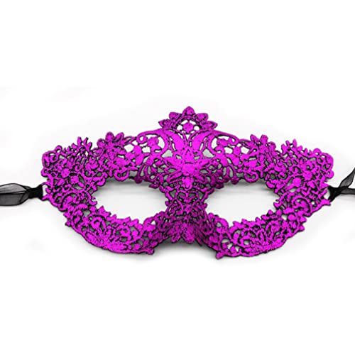 CGZWFERA-Hworks Rosa Party Cosplay Maske PVC Half Face Cover Halloween Kostüm Requisiten von CGZWFERA