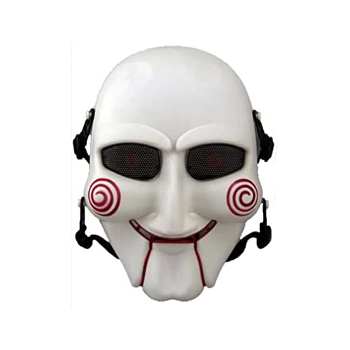 CGZWFERA-Hworks Saw Skelett Cosplay Maske Halloween Cosplay Requisiten Kunststoff Overhead Cosplay Maske von CGZWFERA