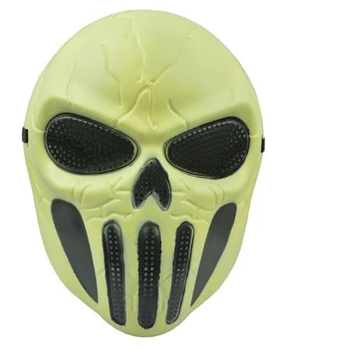 CGZWFERA-Hworks Scary Skelett Cosplay Maske Halloween Kostüm Requisiten Party Overhead Cover von CGZWFERA