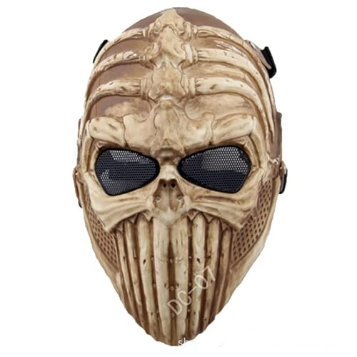 CGZWFERA-Hworks Skelett Cosplay Maske Halloween Cosplay Requisiten Kunststoff Overhead Cosplay Maske von CGZWFERA