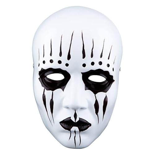 CGZWFERA-Hworks Slipknots Cosplay Mask Halloween Cosplay Props Party Resin White Overhead Cosplay Mask von CGZWFERA