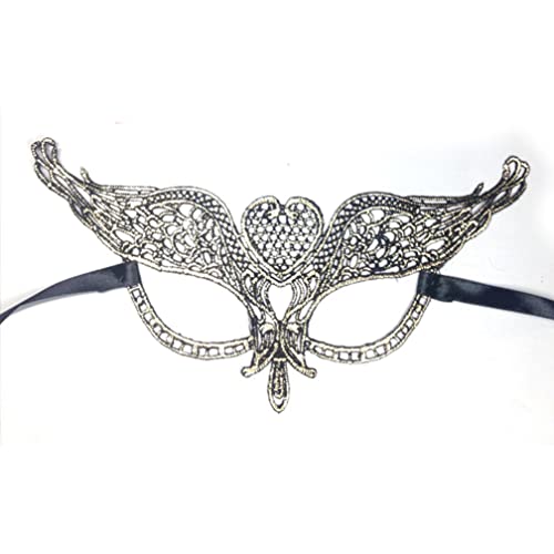CGZWFERA-Hworks Spitze Krone Cosplay Maske Party Half Face Cover Halloween Kostüm Requisiten von CGZWFERA