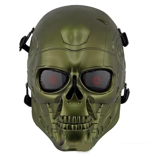 CGZWFERA-Hworks Terminator Cosplay Mask Halloween Cosplay Props Plastic Green Overhead Cosplay Mask CGZWFERA-Hworks Terminator Cosplay Mask Halloween Cosplay Props Plastic Green Overhead Cosplay Mask von CGZWFERA