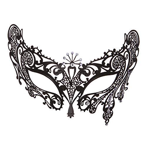 CGZWFERA-Hworks Ultra Slim Cosplay Maske mit Strass Party Metall Half Face Cover Halloween Kostüm Requisiten von CGZWFERA