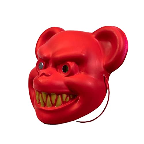 CGZWFERA-Hworks Violent Bears Maske Rot Full Face Halloween Event Requisiten Halloween Maske von CGZWFERA