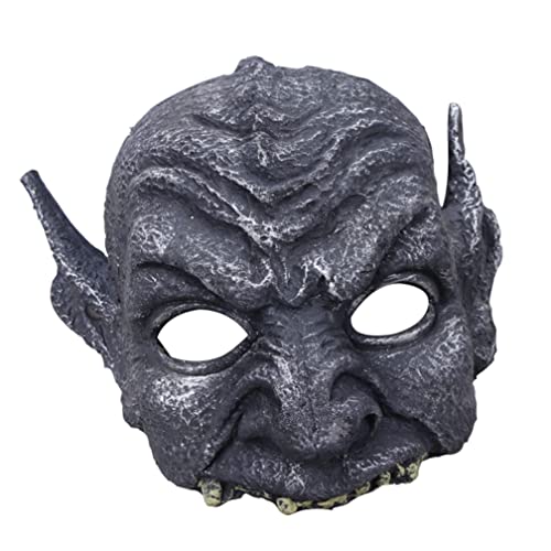 CGZWFERA-Hworks Warcrafts Teufelsmaske Halloween Cosplay Prop PU Half Face Cover von CGZWFERA