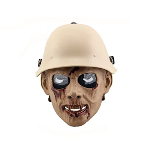 CGZWFERA-Hworks Zombies Cosplay Maske Kunststoff Overhead Abdeckung Halloween Kostüm Requisiten von CGZWFERA