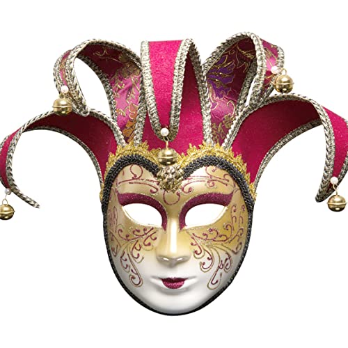 CGZWFERA-Italian Venice Mask Horror Headwear for Halloween Carnival Costume Party Props von CGZWFERA