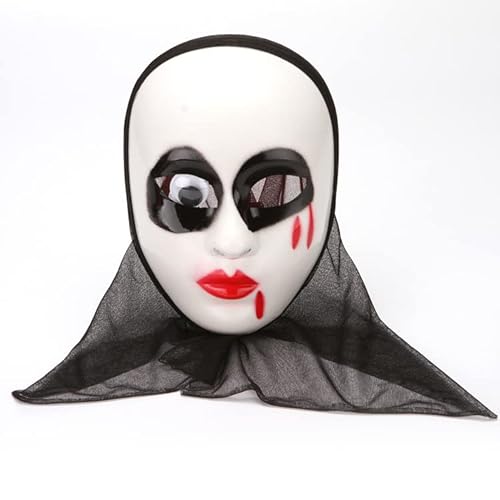 CGZWFERA-Maske mit Kapuze für Cosplay, Halloween, Show, Kostüm, Requisiten, Party, Überkopfabdeckung von CGZWFERA