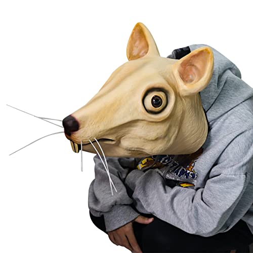CGZWFERA-Maus Cosplay Maske Kopfbedeckung Cosplay Kopfbedeckung Requisiten Maske Horror Kopfbedeckung für Halloween Karneval Kostüm Party Requisiten von CGZWFERA