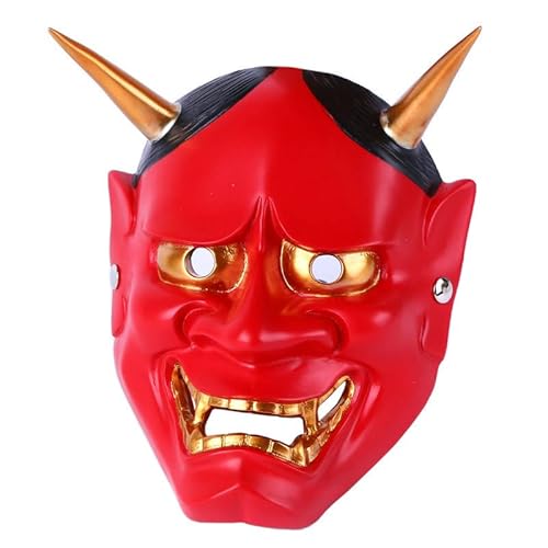 CGZWFERA-Rote Prajna Cosplay Maske Party Harz Overhead Abdeckung Halloween Horror Kostüm Requisiten von CGZWFERA