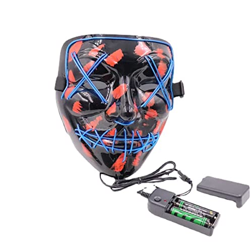 CGZWFERA-Scary Ghost Festival Kaltlicht Maske Horror Kopfbedeckung für Halloween Karneval Kostüm Party Requisiten CGZWFERA-Scary Ghost Festival Kaltlicht Maske Horror Kopfbedeckung für Halloween Karneval Kostüm Party Requisiten von CGZWFERA