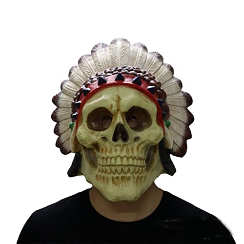 CGZWFERA-Schädel Cosplay Maske Halloween Horror Cosplay Maske Gruselige Requisiten Performance Maske Horror Kopfbedeckung für Halloween Karneval Kostüm Party Requisiten CGZWFERA-Schädel Cosplay Maske Halloween Horror Cosplay Maske Gruselige Requisiten Performance Maske Horror Kopfbedeckung für Halloween Karneval Kostüm Party Requisiten von CGZWFERA