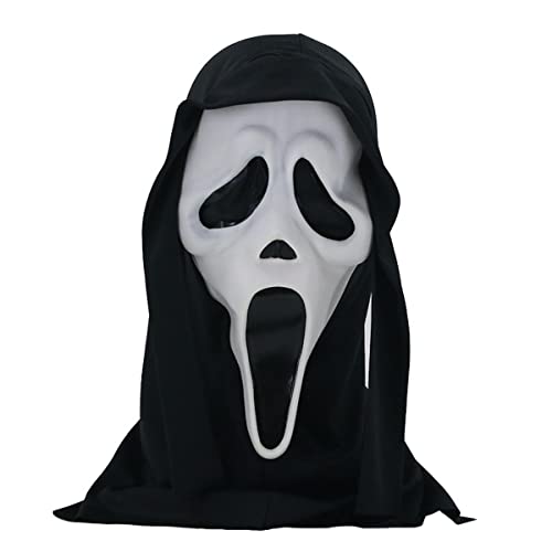 CGZWFERA-Scream Full Face Cosplay Mask Headgear Adult Masquerade Spoof Headgear Halloween Party Horror Props Mask Horror Headwear for Halloween Carnival Costume Party Props CGZWFERA-Scream Full Face Cosplay Mask Headgear Adult Masquerade Spoof Headgear Halloween Party Horror Props Mask Horror Headwear for Halloween Carnival Costume Party Props von CGZWFERA