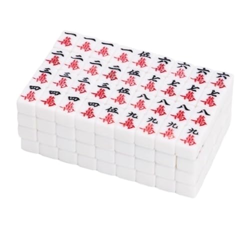 Majong chinesisches traditionelles Spiel, Familie Freizeit Kleine Mahjong Set MahJongg Fliesen Set Klassische Chinesische Mahjong Majong chinesisches traditionelles Spiel, Familie Freizeit Kleine Mahjong Set MahJongg Fliesen Set Klassische Chinesische Mahjong von CHAKEUZND