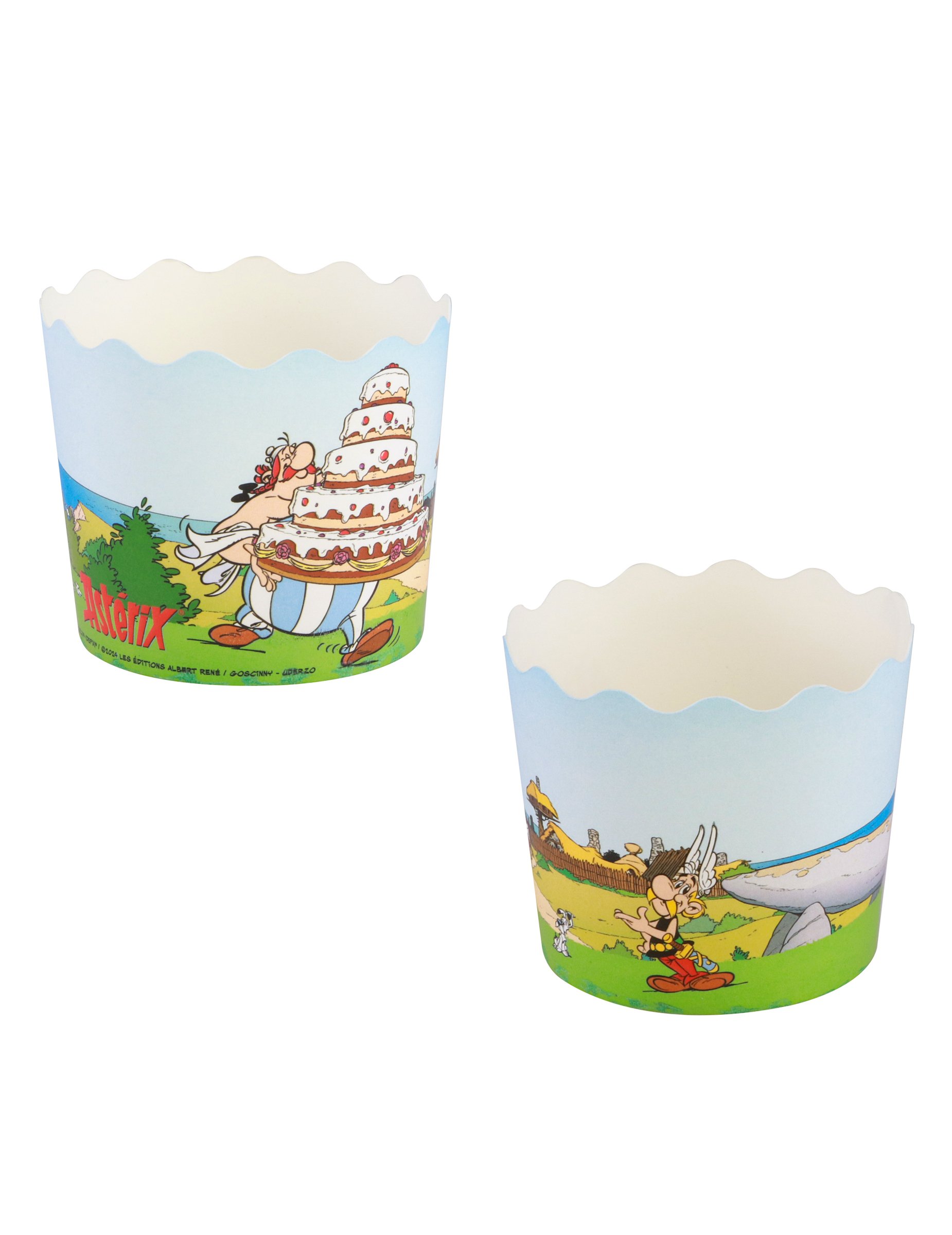 12 Asterix in Cupcake Formen 12 Asterix in Cupcake Formen von CHAKS