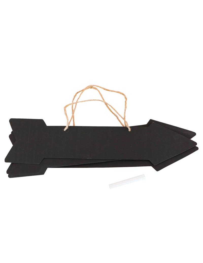 3 Schiefer-Hinweisschilder mit Kreide 41 x 10 cm zum Aufhängen 3 Schiefer-Hinweisschilder mit Kreide 41 x 10 cm zum Aufhängen von CHAKS