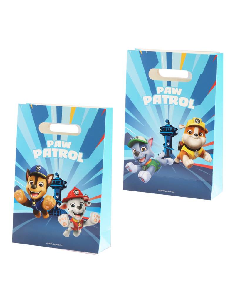 4 Paw Patrol Geschenktüten aus Papier Blau 15cm x 23cm 4 Paw Patrol Geschenktüten aus Papier Blau 15cm x 23cm von CHAKS