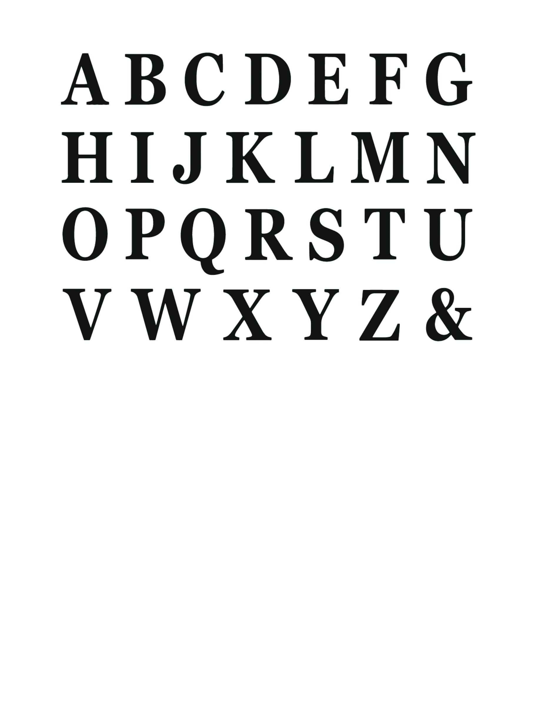 48 Schwarze Klebebuchstaben Sticker 13,5 cm von CHAKS