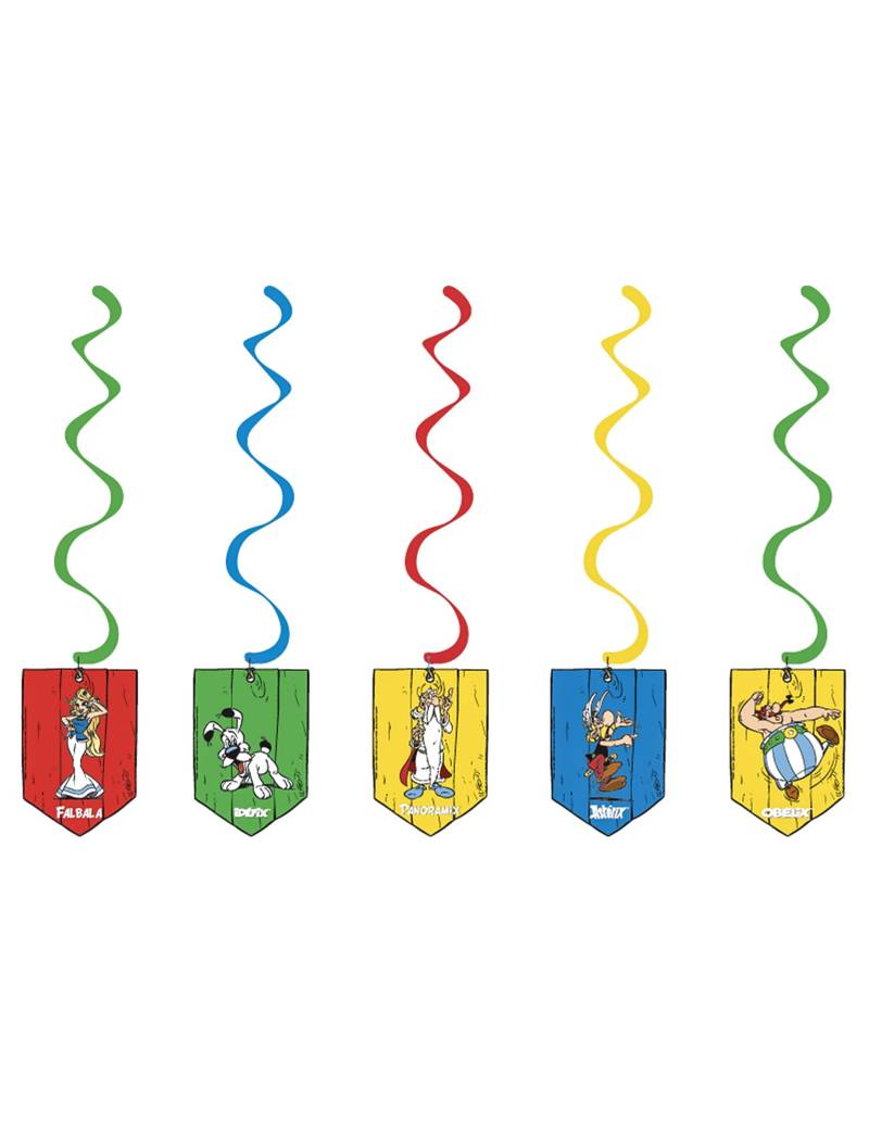 5 Asterix Spiralaufhängungen 60 cm von CHAKS