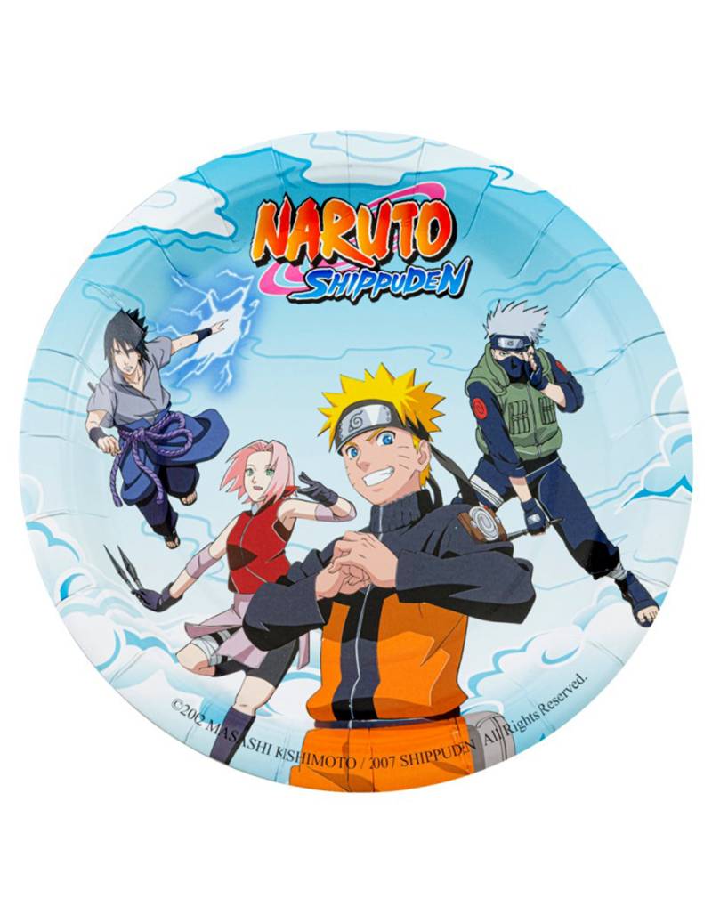 8 Naruto Shippuden Pappteller 23 cm 8 Naruto Shippuden Pappteller 23 cm von CHAKS