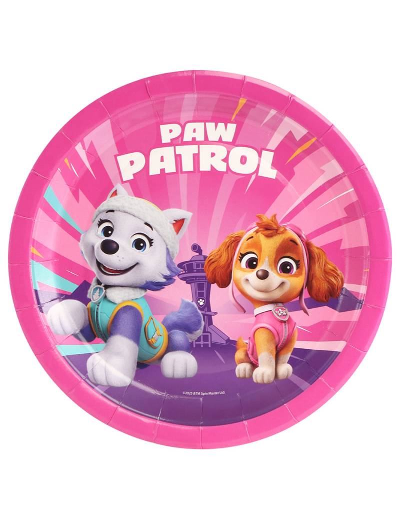 8 PAW Patrol Pappteller in Rosa 23cm 8 PAW Patrol Pappteller in Rosa 23cm von CHAKS
