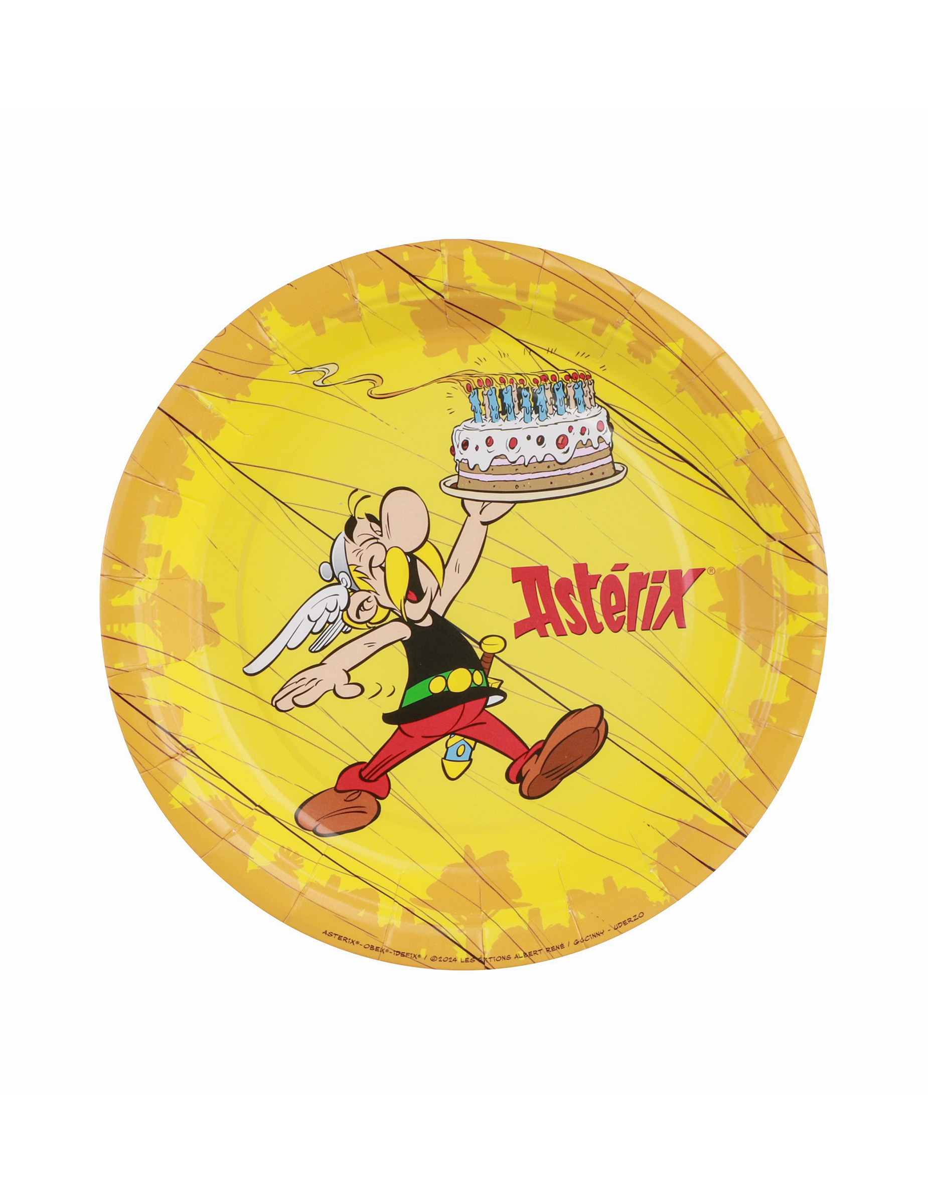 8 kleine Pappteller von Asterix 18 cm 8 kleine Pappteller von Asterix 18 cm von CHAKS