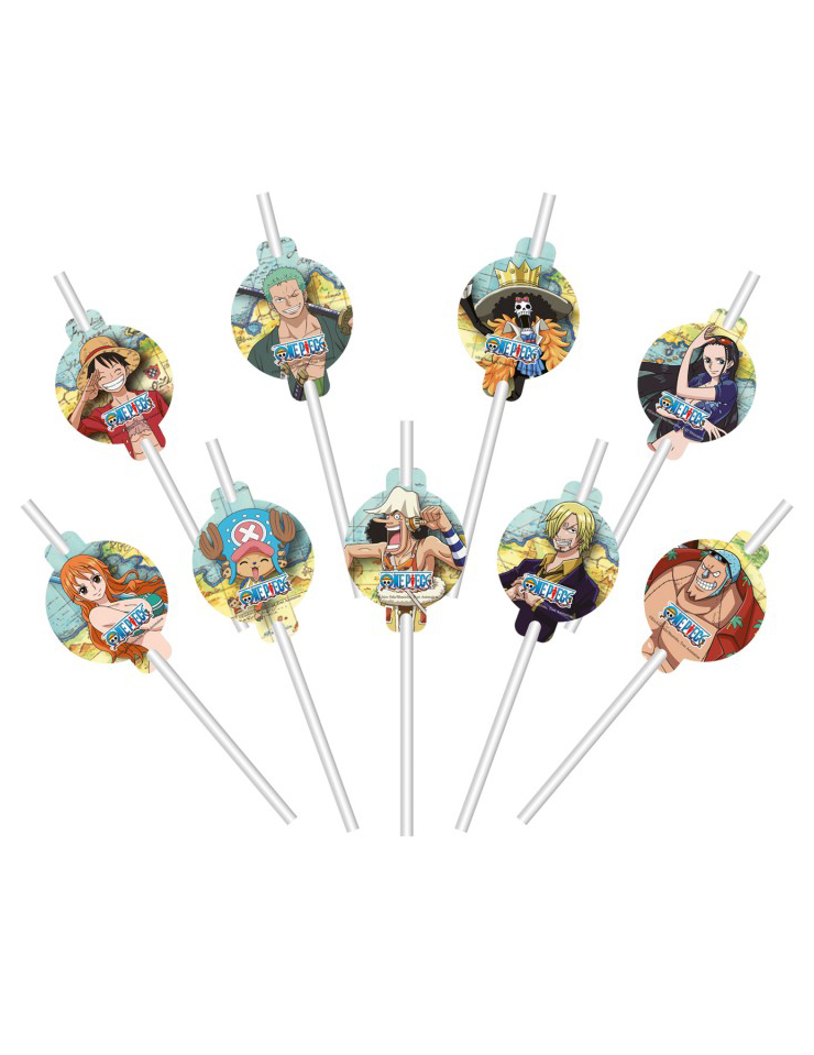 9 One Piece Papierstrohhalme von CHAKS