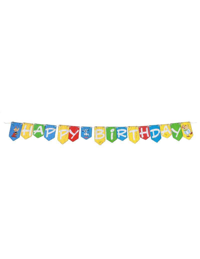 Asterix Happy Birthday Girland 250 cm von CHAKS