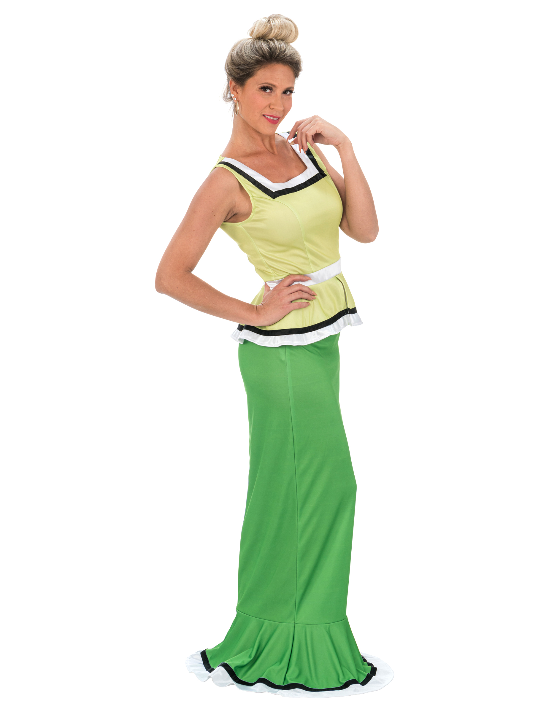 Asterix und Obelix Damenkostüm Madame Agecanonix grün-gelb Asterix und Obelix Damenkostüm Madame Agecanonix grün-gelb von CHAKS
