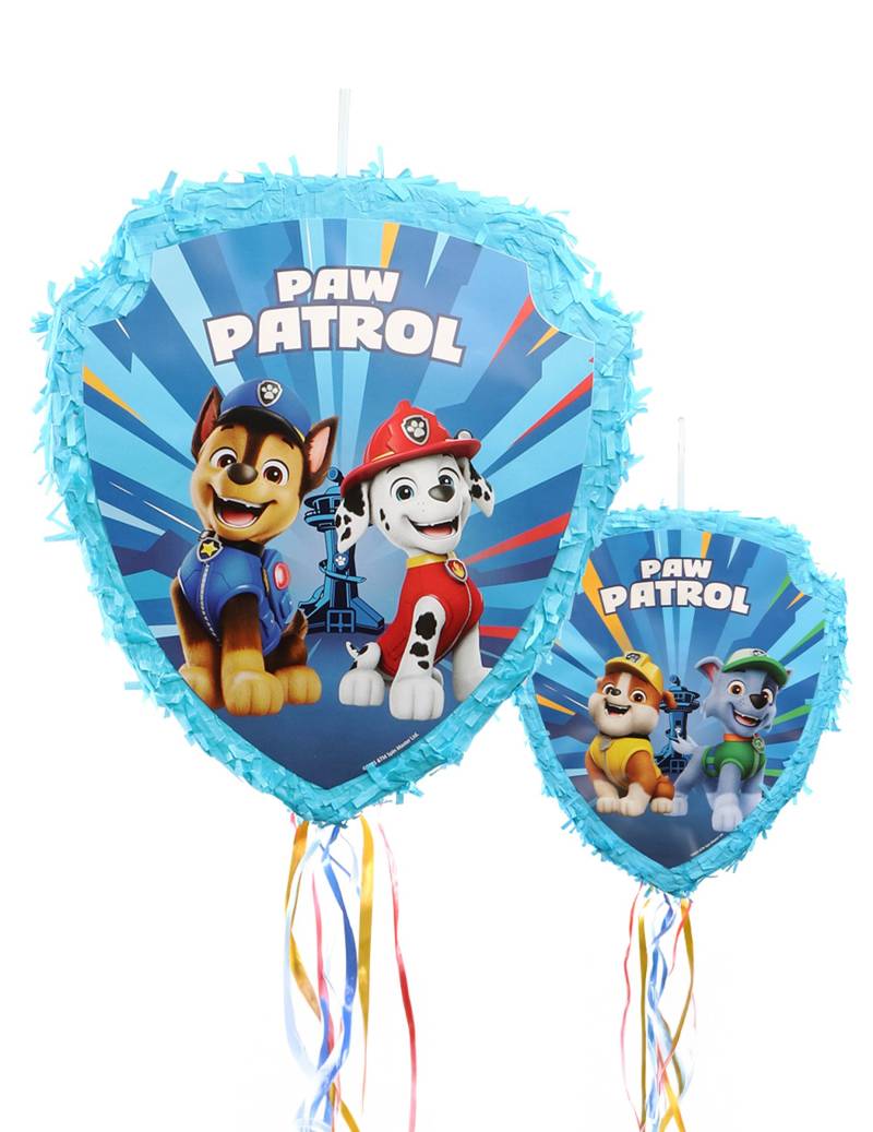 Blaue Paw Patrol Zug-Piñata (33 x 38 x 9 cm) von CHAKS