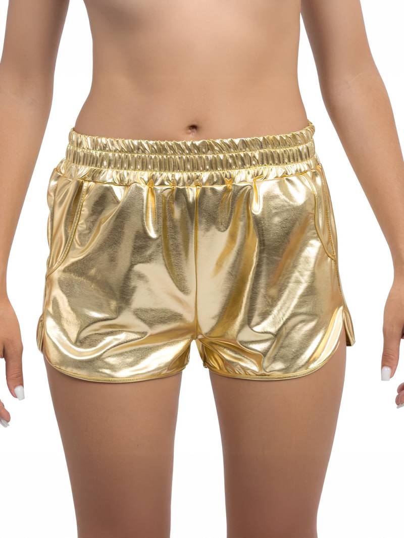 Damen Shorts Metallic Gold Damen Shorts Metallic Gold von CHAKS