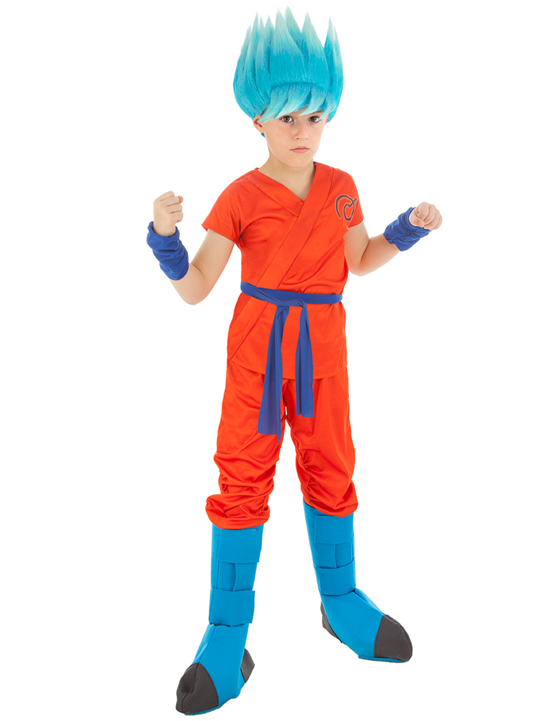 Dragonball Z-Kostüm für Kinder Son Goku-Kinderkostüm orange von CHAKS