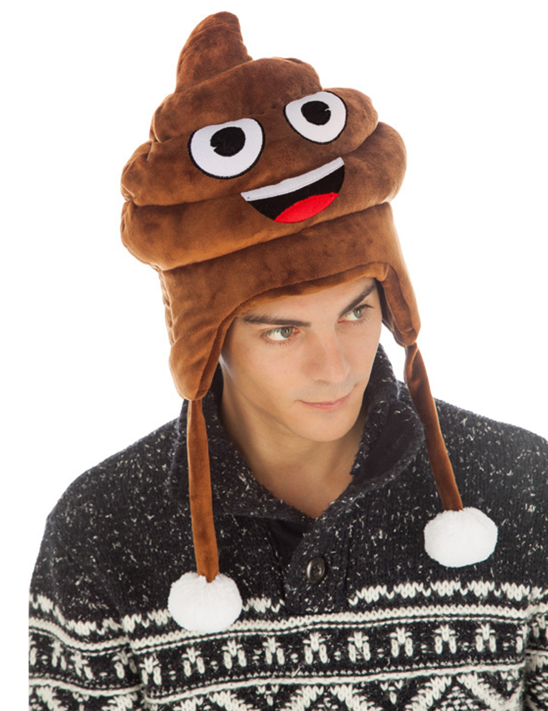 Emoji-Mütze Kackhaufen Accessoire braun Emoji-Mütze Kackhaufen Accessoire braun von CHAKS
