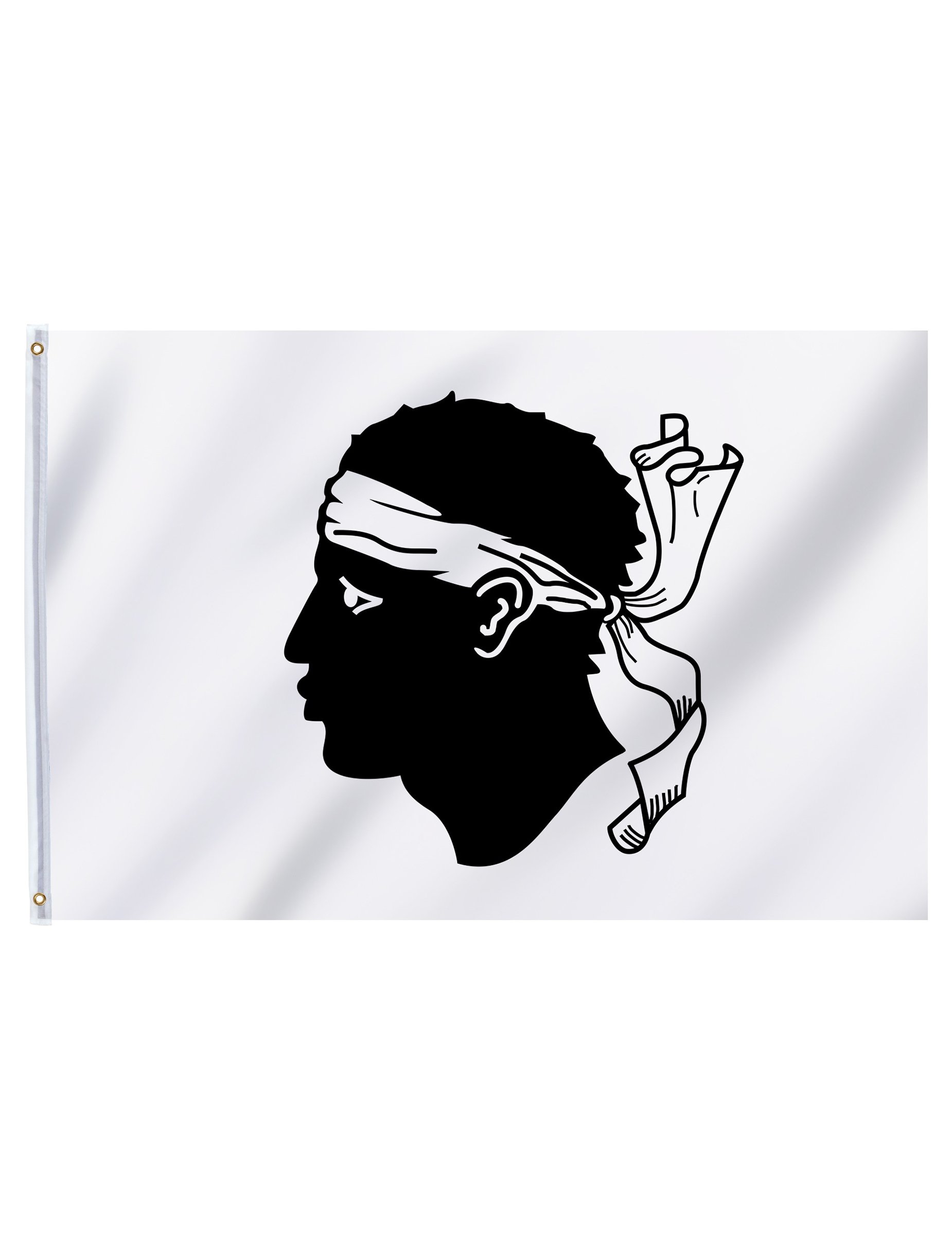 Fahne Korsika Supporter Flagge 150 x 90 cm von CHAKS