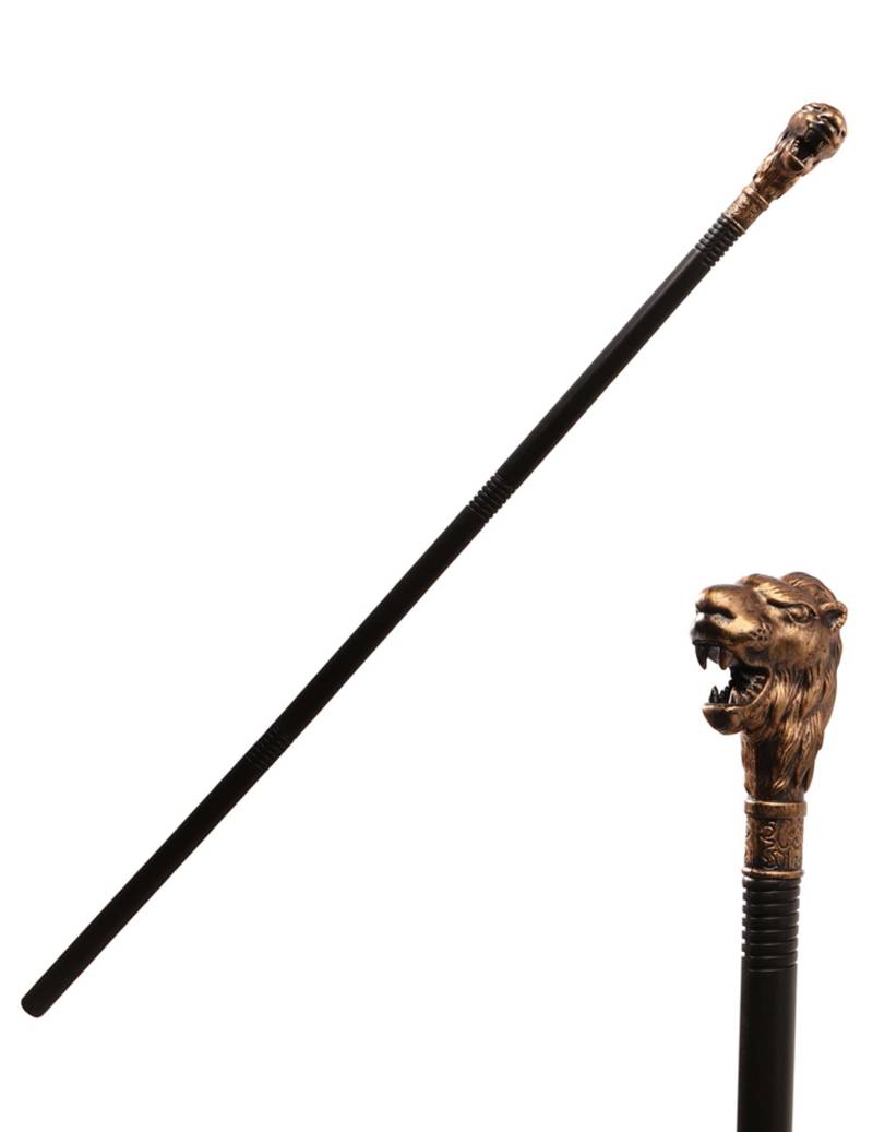 Gehstock Löwenkopf Accessoire Tierkostüm bronze Kunststoff 106 cm Gehstock Löwenkopf Accessoire Tierkostüm bronze Kunststoff 106 cm von CHAKS