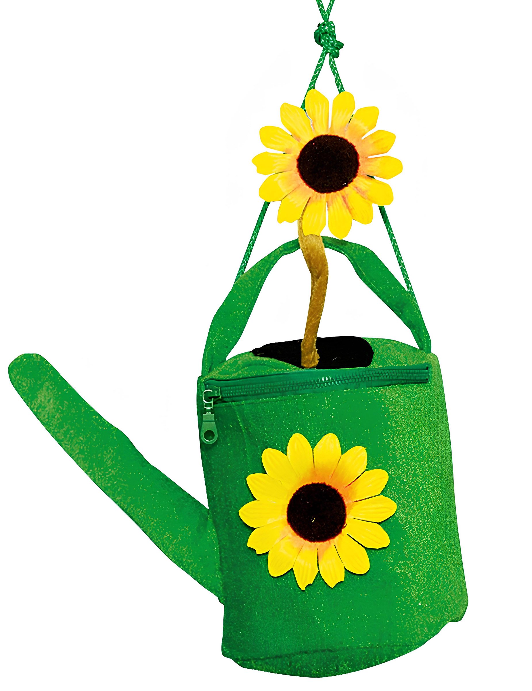 Gießkanne Tasche Sonnenblume für Erwachsene grün von CHAKS