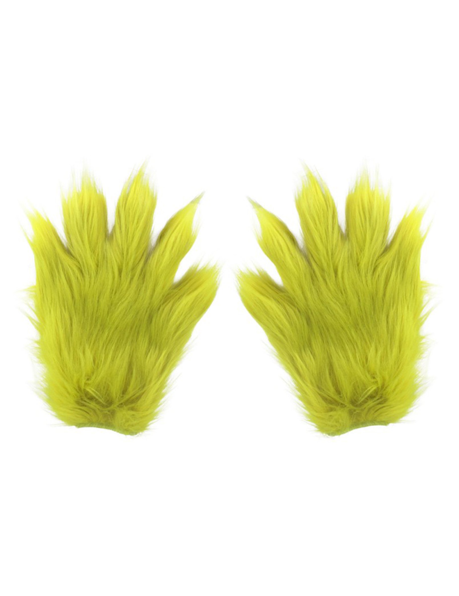Grinch Behaarte Handschuhe für Erwachsene Grün von CHAKS